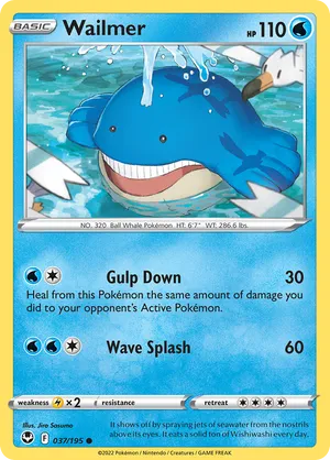 037/195 Wailmer - Silver Tempest by Poké Zen DXB on MYNTED