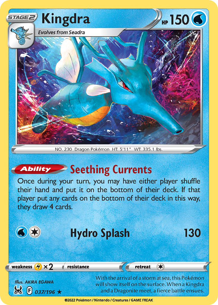 037/196 Kingdra - Lost Origin by Poké Zen DXB on MYNTED