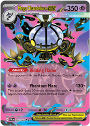 Mega Chandelure ex - 038/084 - ME05: Pitch Black (PBL)