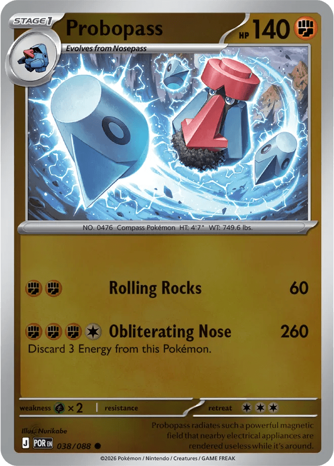 038/088 Probopass - Reverse Holo - Perfect Order by Poké Zen DXB on MYNTED