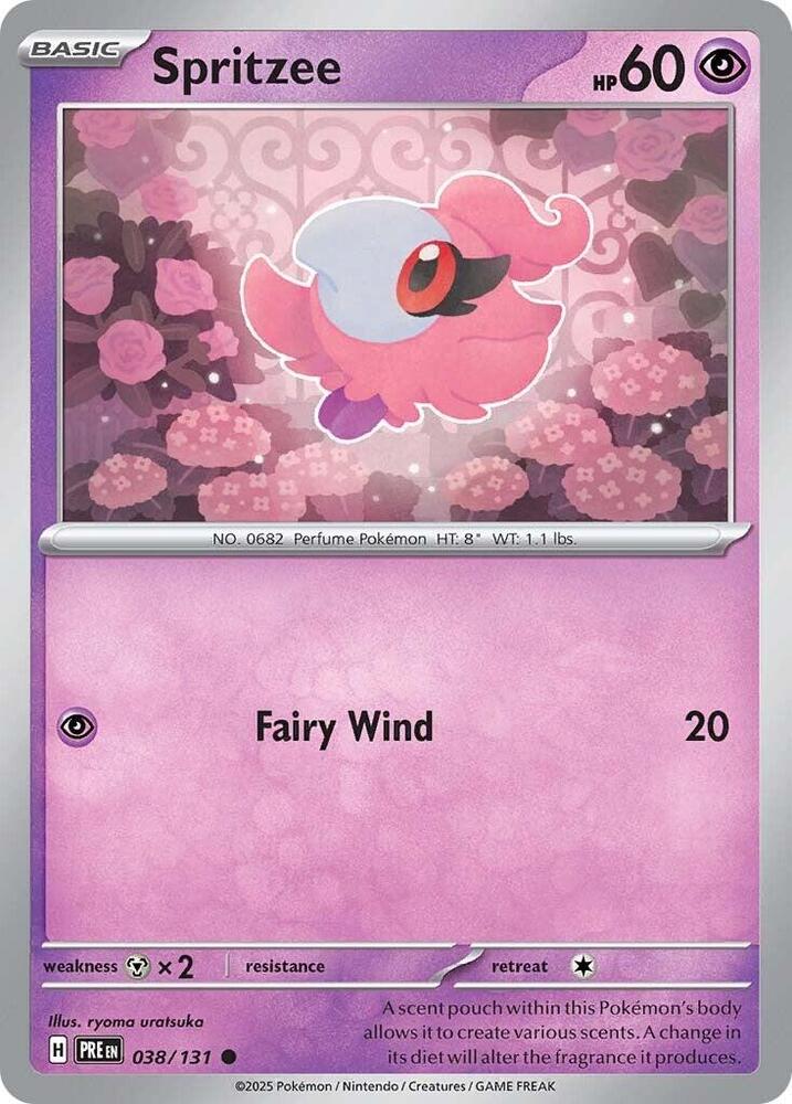 038/131 · Spritzee · Normal (PRE) by Dusk TCG on MYNTED