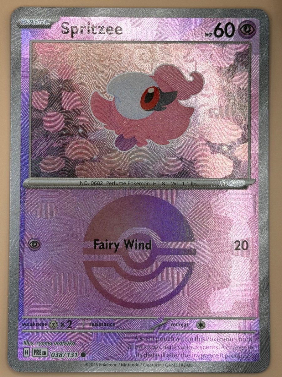 038/132 Spritzee - Pokeball Pattern - Prismatic Evolutions by Poké Zen DXB on MYNTED