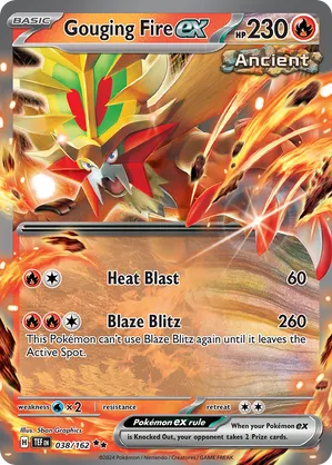 038/162 Gouging Fire ex - Temporal Forces by Poké Zen DXB on MYNTED