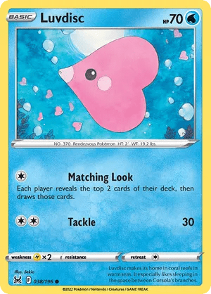 038/196 Luvdisc - Lost Origin by Poké Zen DXB on MYNTED