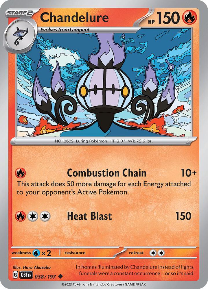 038/197 · Chandelure · Normal (OBF) by PokeMarsi on MYNTED