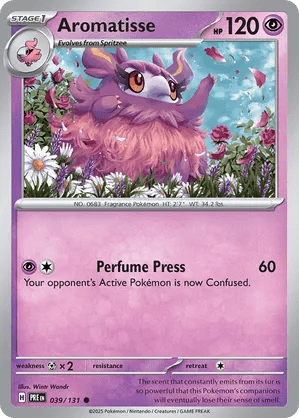 039/131 Aromatisse - Reverse Holo - Prismatic Evolutions by Poké Zen DXB on MYNTED