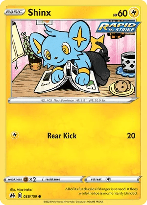 039/159 Shinx - Crown Zenith by Poké Zen DXB on MYNTED