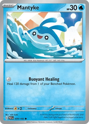 039/182 Mantyke - Reverse Holo - Paradox Rift by Poké Zen DXB on MYNTED