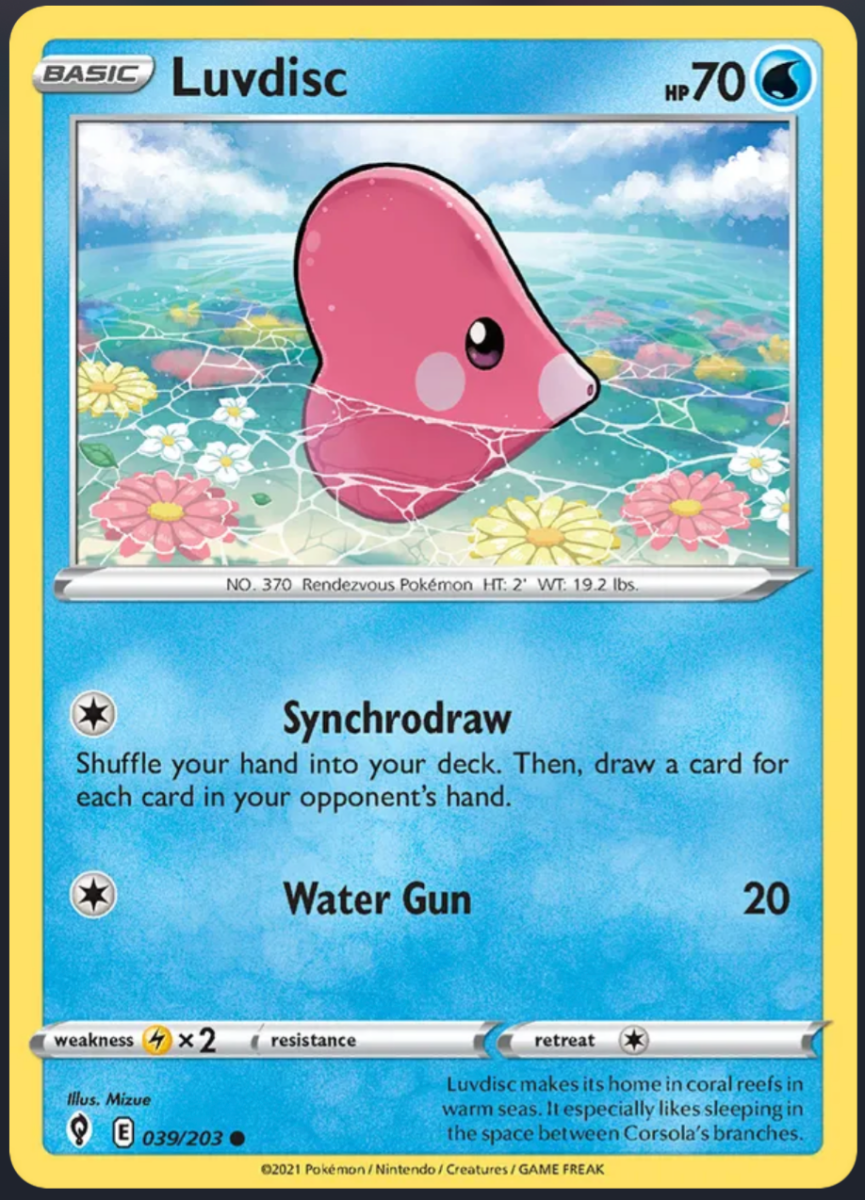 039/203 Luvdisc - Evolving Skies by Poké Zen DXB on MYNTED