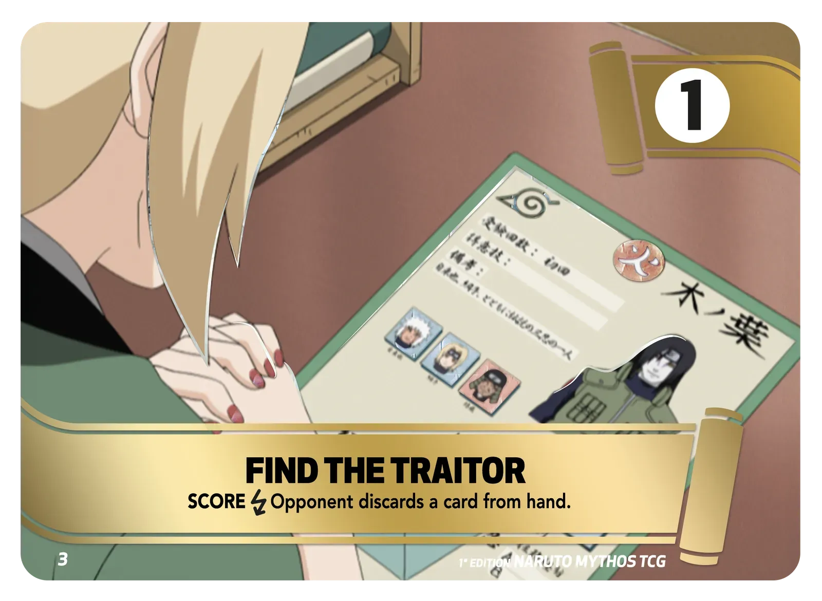 Mythos Naruto Konoha Shido 1st Edition : Find the Traitor MSS-03