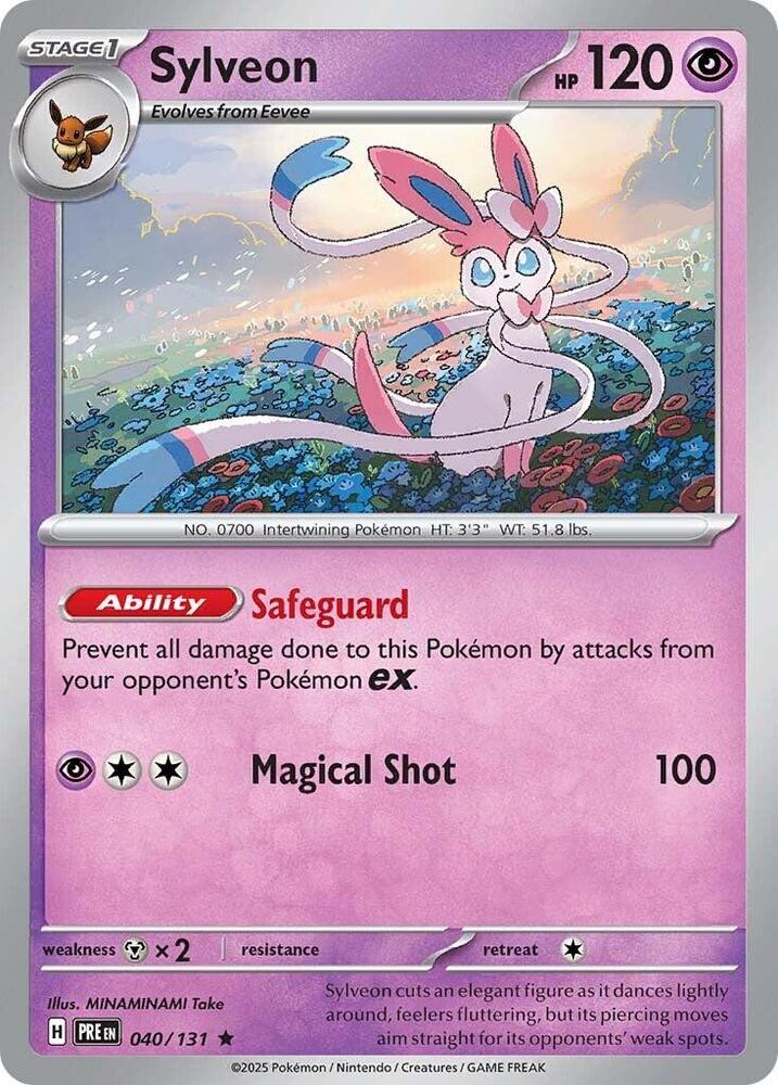 040/131 · Sylveon · Holo (PRE) by Dusk TCG on MYNTED