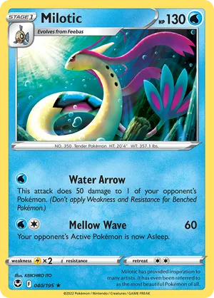040/195 Milotic - Silver Tempest by Poké Zen DXB on MYNTED