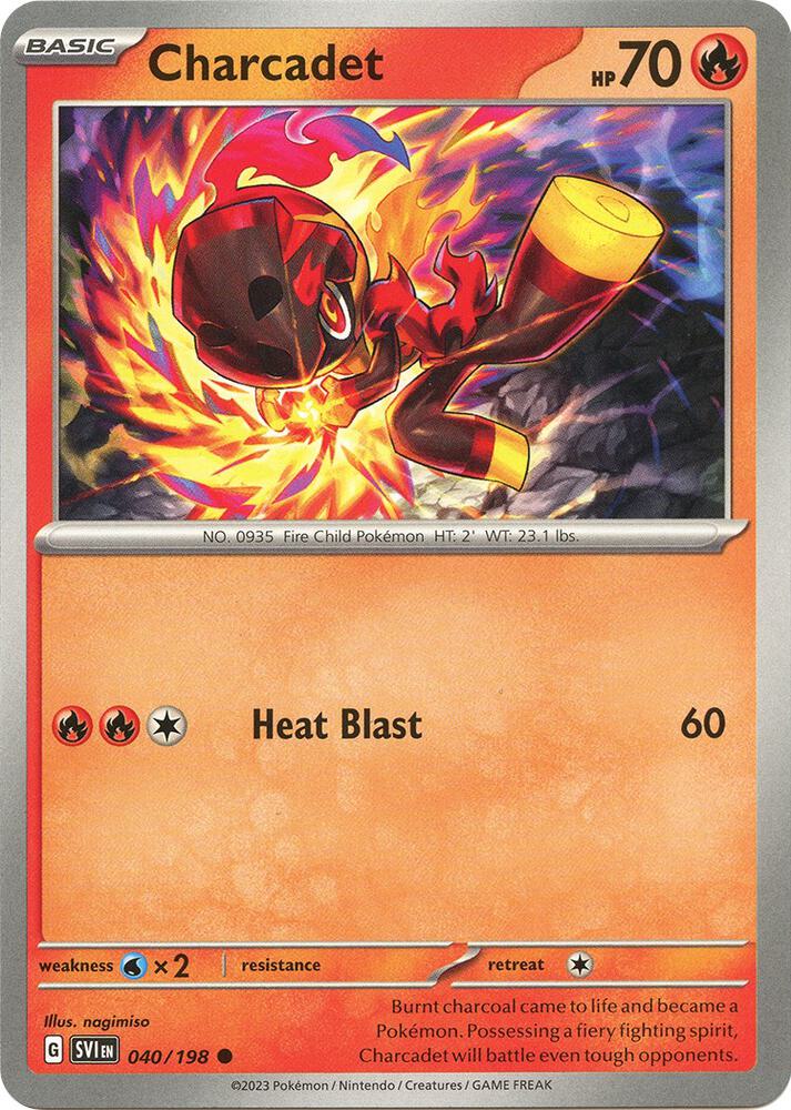 040/198 Charcadet Normal · Scarlet & Violet (SVI) by PokeMarsi on MYNTED
