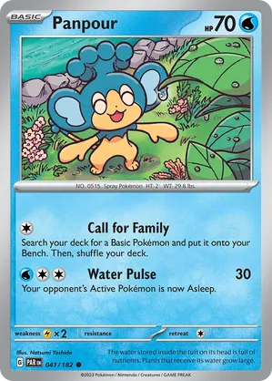 041/182 Panpour - Paradox Rift by Poké Zen DXB on MYNTED