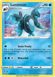 041/196 Lumineon - Reverse Holo - Lost Origin by Poké Zen DXB on MYNTED