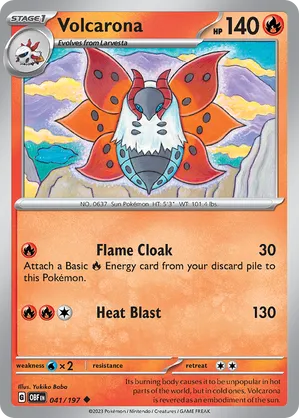 041/197 Volcarona - Obsidian Flames by Poké Zen DXB on MYNTED