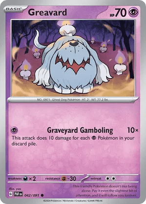 042/091 Greavard - Paldean Fates by Poké Zen DXB on MYNTED