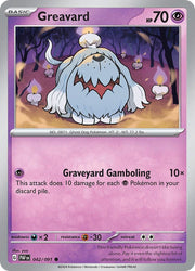 042/091 Greavard Reverse Holo · Paldean Fates (PAF) by PokeMarsi on MYNTED