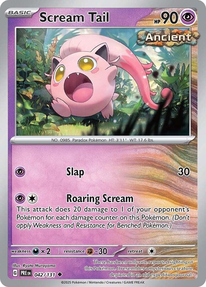 042/131 · Scream Tail · Normal (PRE) by Dusk TCG on MYNTED