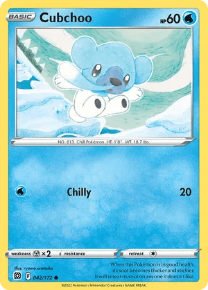 042/172 Cubchoo - Brilliant Stars by Poké Zen DXB on MYNTED