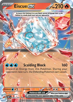 042/197 Eiscue ex - Obsidian Flames by Poké Zen DXB on MYNTED