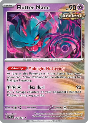 043/131 Flutter Mane - Prismatic Evolutions by Poké Zen DXB on MYNTED