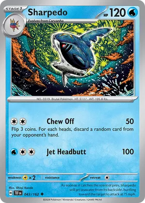 043/162 Sharpedo - Temporal Forces by Poké Zen DXB on MYNTED