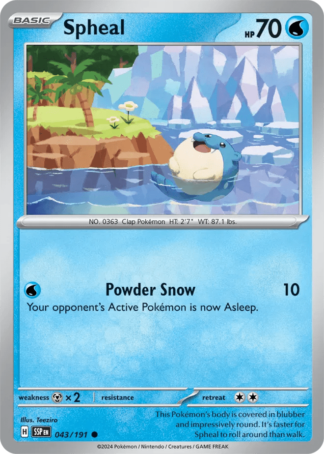 043/191 Spheal - Surging Sparks by Poké Zen DXB on MYNTED