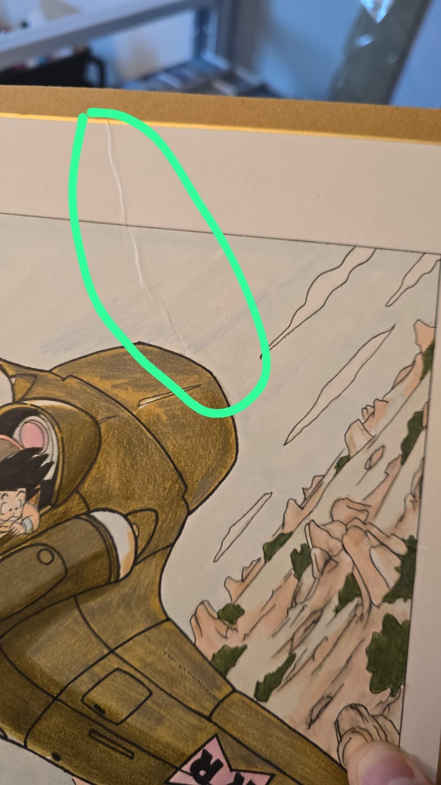 Akira Toriyama Signed Dragon Ball Illustration Colored