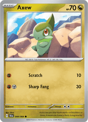 044/064 Axew - Reverse Holo - Shrouded Fable by Poké Zen DXB on MYNTED