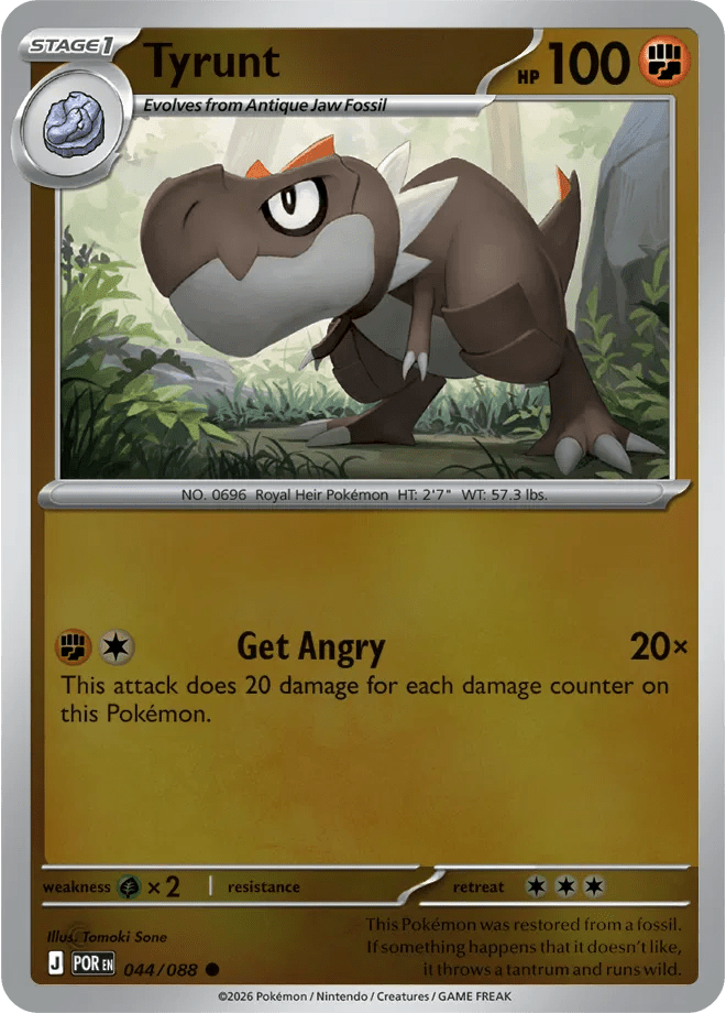 044/088 Tyrunt - Reverse Holo - Perfect Order by Poké Zen DXB on MYNTED