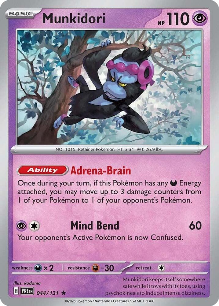 044/131 · Munkidori · Holo (PRE) by Dusk TCG on MYNTED