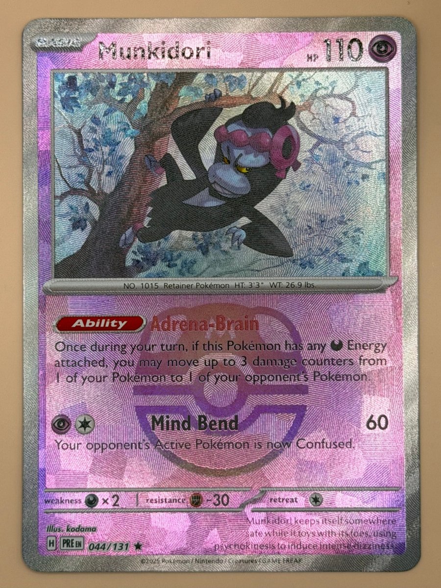 044/131 Munkidori - Masterball Pattern - Prismatic Evolutions by Poké Zen DXB on MYNTED