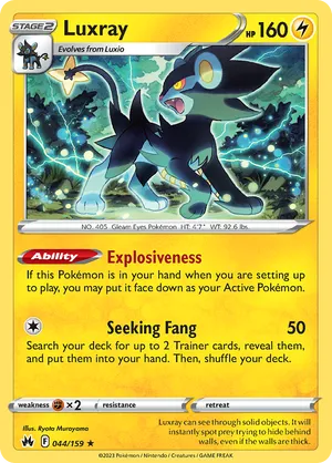044/159 Luxray - Crown Zenith by Poké Zen DXB on MYNTED