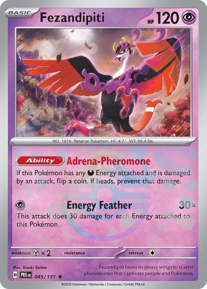 Fezandipiti - 045/131 (Master Ball Pattern) - SV: Prismatic Evolutions (PRE)