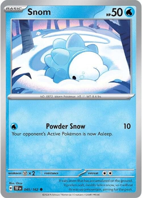 045/162 Snom Reverse Holo · Temporal Forces (TEF) by PokeMarsi on MYNTED
