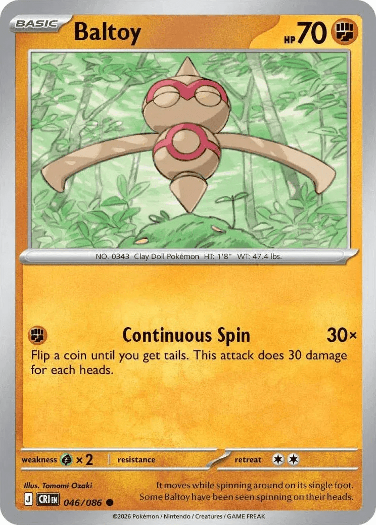046/086 Baltoy - Chaos Rising by Poké Zen DXB on MYNTED