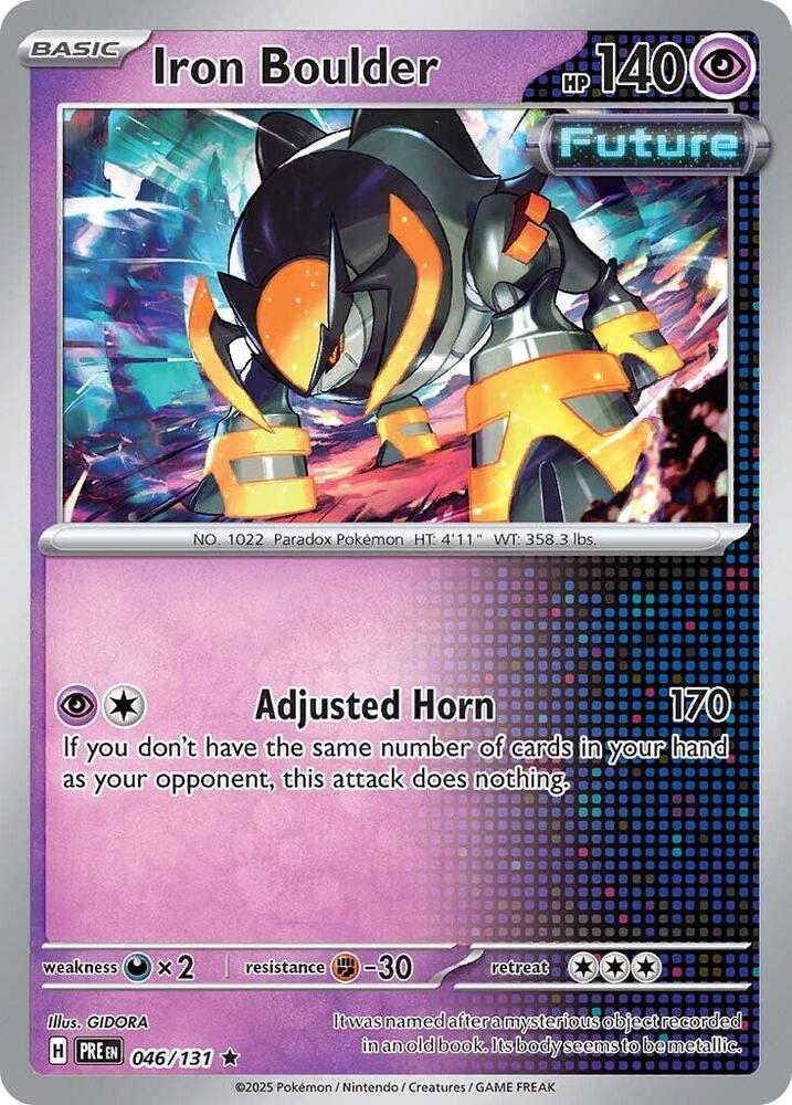 046/131 · Iron Boulder · Holo (PRE) by Dusk TCG on MYNTED