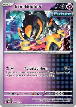 046/131 Iron Boulder - Prismatic Evolutions by Poké Zen DXB on MYNTED