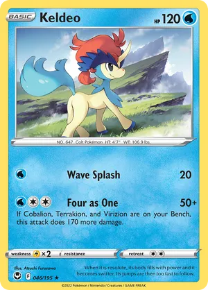 046/195 Keldeo - Silver Tempest by Poké Zen DXB on MYNTED