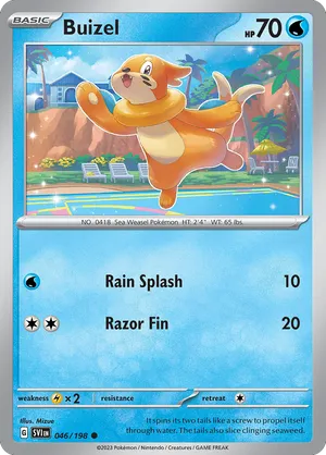 046/198 Buizel - Scarlet & Violet by Poké Zen DXB on MYNTED