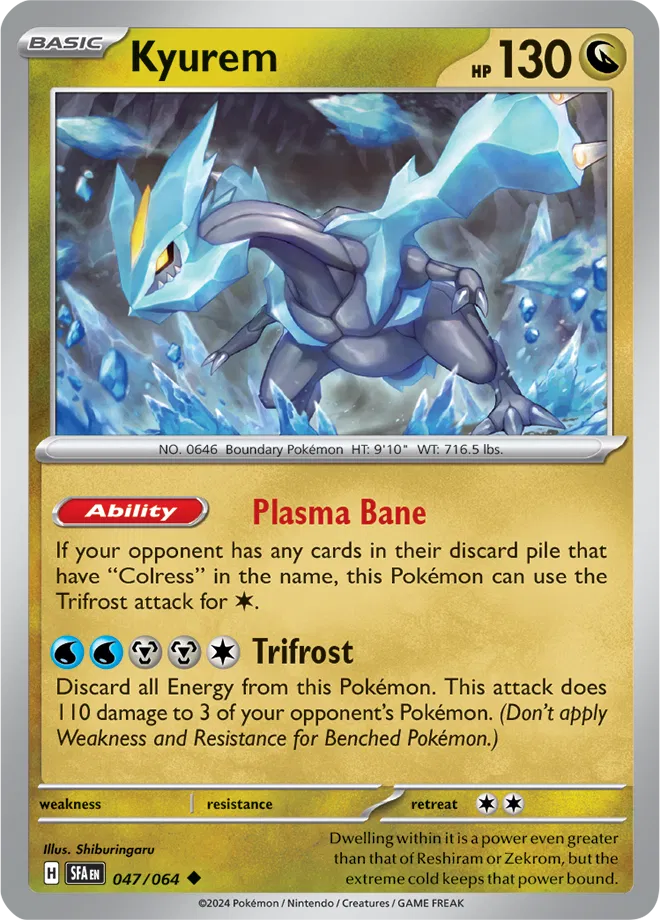 047/064 Kyurem - Reverse Holo - Shrouded Fable by Poké Zen DXB on MYNTED