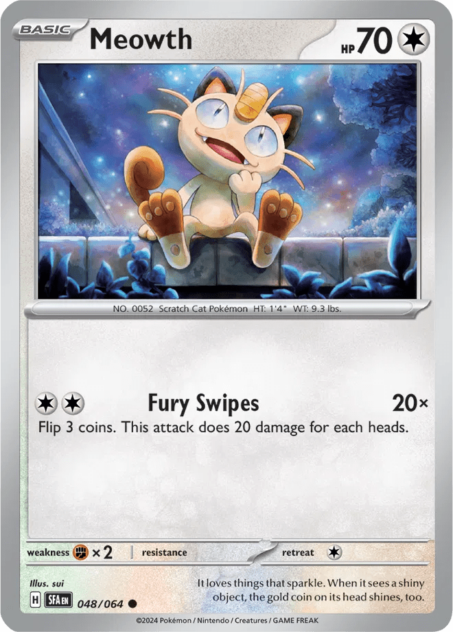 048/064 Meowth - Shrouded Fable by Poké Zen DXB on MYNTED