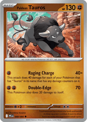 048/094 Paldean Tauros - Reverse Holo - Phantasmal Flames by Poké Zen DXB on MYNTED