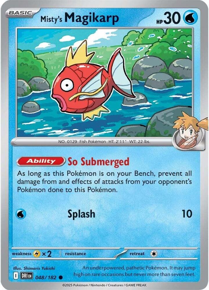 048/182 · Misty's Magikarp · Normal (DRI) by PokeMarsi on MYNTED