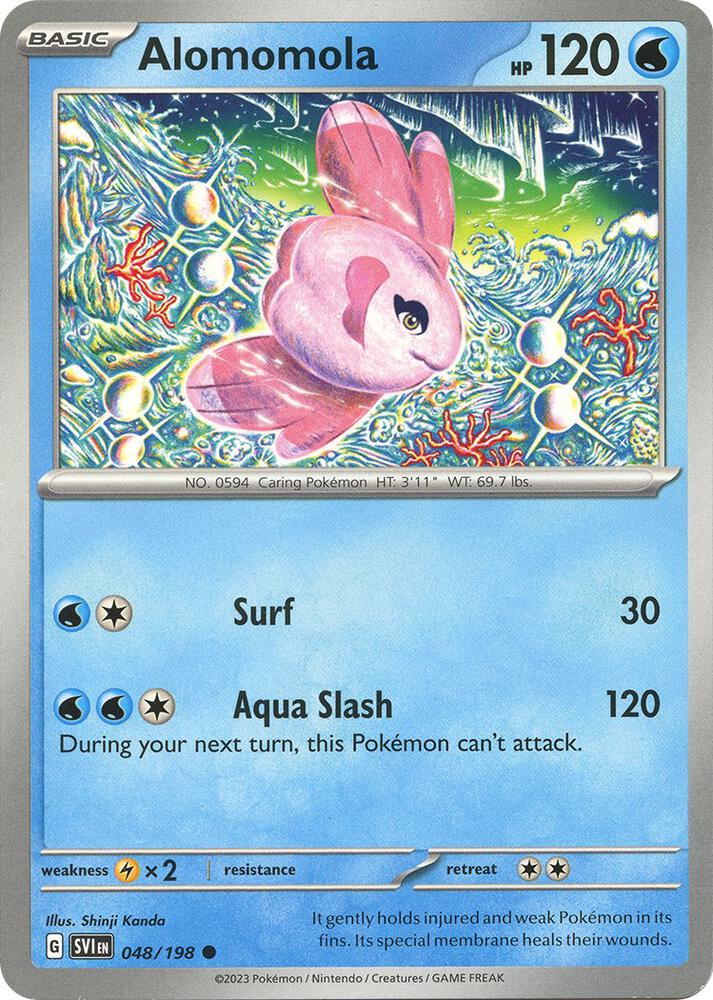 048/198 Alomomola Reverse Holo · Scarlet & Violet (SVI) by PokeMarsi on MYNTED