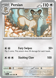 049/064 Persian - Shrouded Fable by Poké Zen DXB on MYNTED