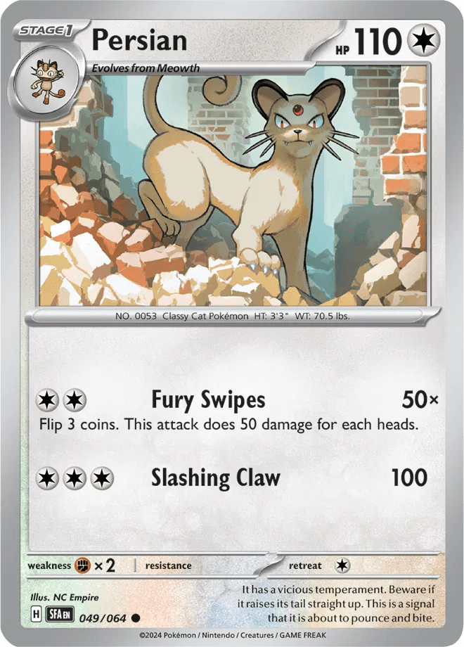 049/064 Persian - Shrouded Fable by Poké Zen DXB on MYNTED