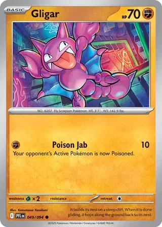 049/094 Gligar - Phantasmal Flames by Poké Zen DXB on MYNTED
