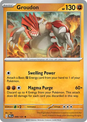 049/131 Groudon - Prismatic Evolutions by Poké Zen DXB on MYNTED